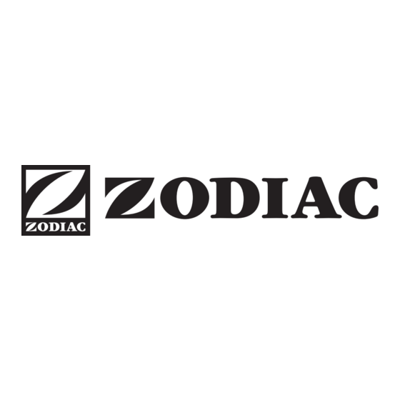 Zodiac MX 6 Installatie En Gebruikshandleiding