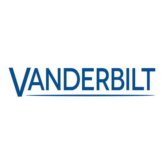 Vanderbilt SPC Korte Gebruikershandleiding