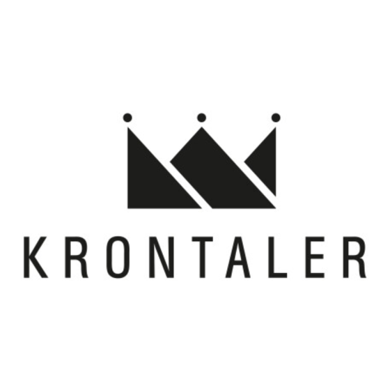 Krontaler GT-KWC-01 WH Originele Gebruiksaanwijzing