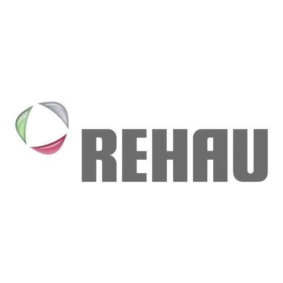 Rehau NEA Smart D Montagehandleiding En Bedieningsinstructies