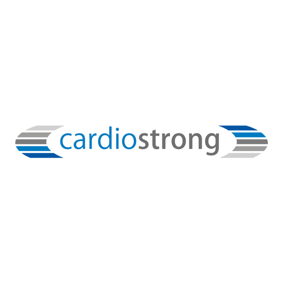 CARDIOSTRONG BX30 Montage- En Gebruiksaanwijzing