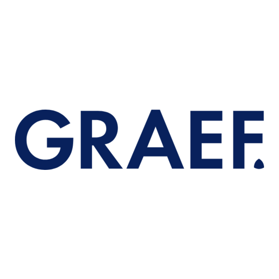 Graef WK 70 Series Gebruiksaanwijzing