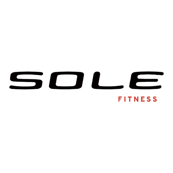 Sole Fitness LCB Hometrainer Gebruikershandleiding