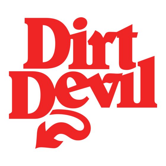 Dirt Devil DD 400 Bedieningshandleiding