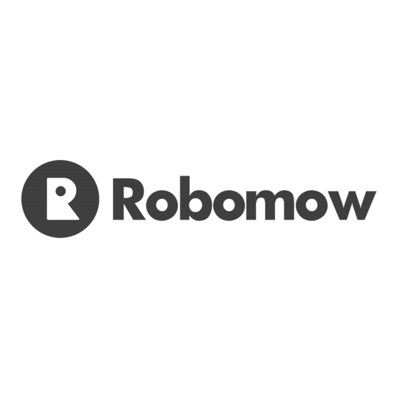 Robomow RS Gebruikershandleiding