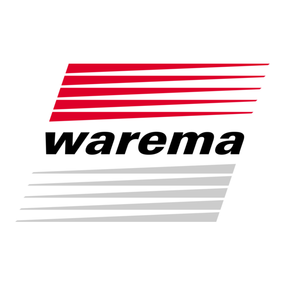 WAREMA Climatronic Converter WMS UP Bedienings- En Installatiehandleiding