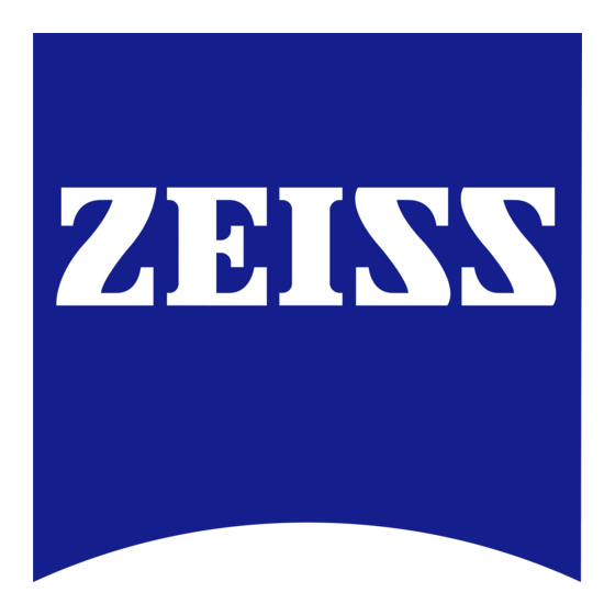 Zeiss OPMI PICO Gebruiksaanwijzing