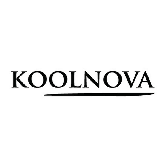 koolnova 100-GCP000 Gebruikershandleiding