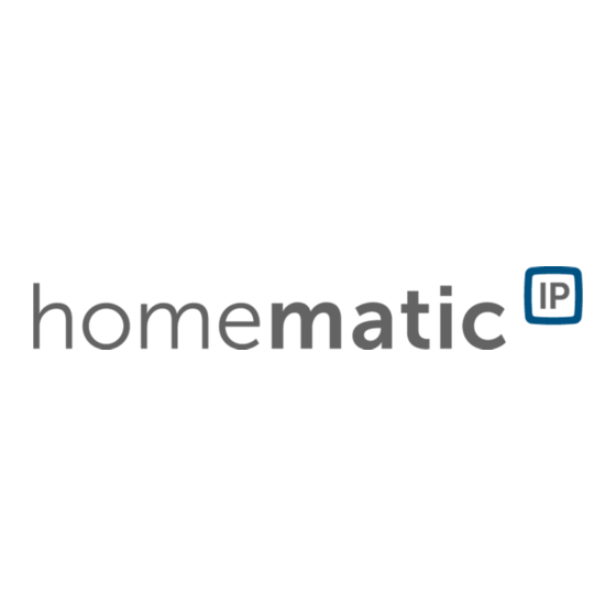 HomeMatic IP RGBW Installatie- En Bedieningshandleiding