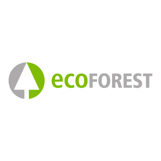 ECOFOREST Lyon Installatie- En Onderhoudshandleiding