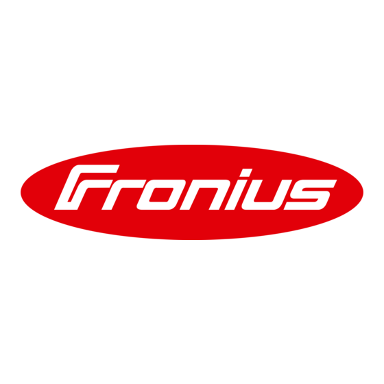 Fronius TransSteel 4000 Pulse Snelstartgids