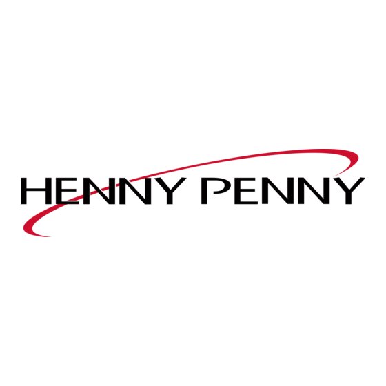 Henny Penny ODS-300.02 Gebruikshandleiding