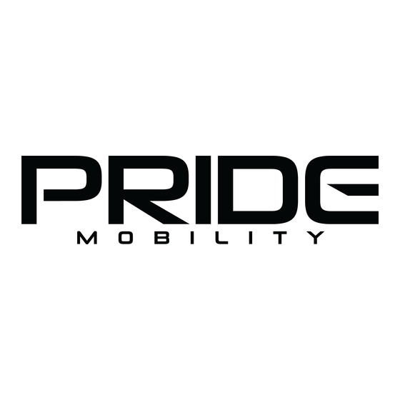 Pride Mobility MV600 Gebruikershandleiding