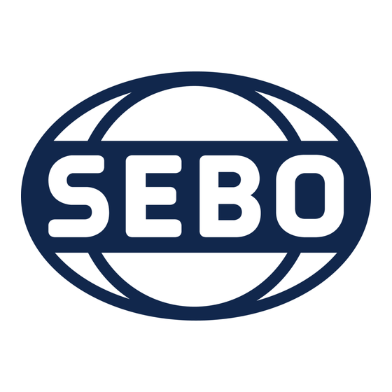 Sebo 1600230 Gebruikershandleiding