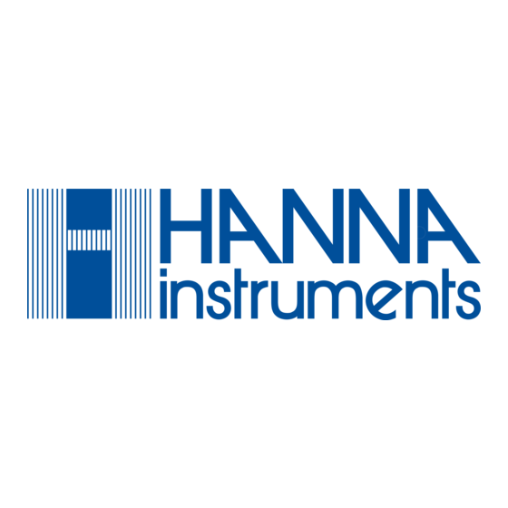 Hanna Instruments HI719 Handleiding