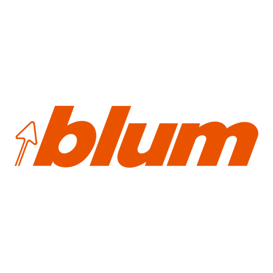 blum AVENTOS Handleiding