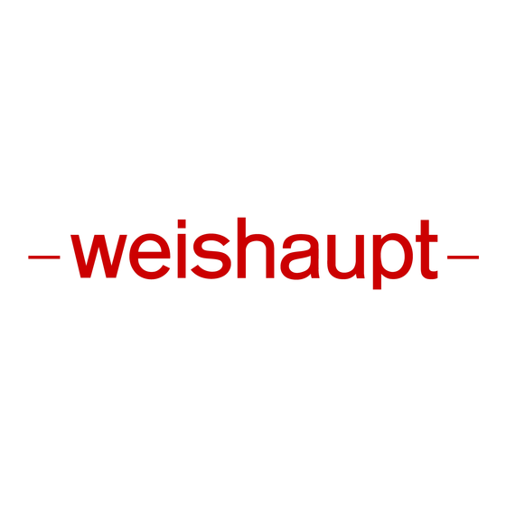 Weishaupt WWP LS 13-B R-E Montage- En Bedieningshandleiding