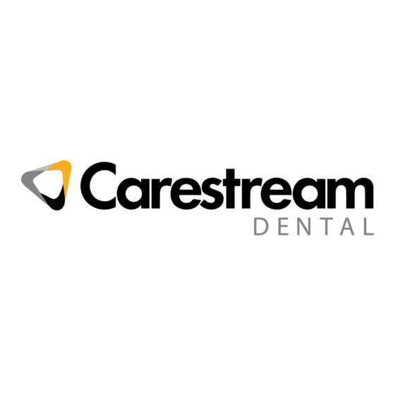 Carestream DENTAL RVG 5100 Basis Gebruikershandleiding