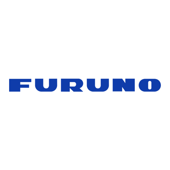 Furuno MFD8 Handleiding