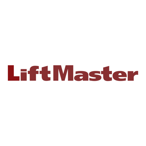 LiftMaster LM3800W Gebruiksaanwijzing