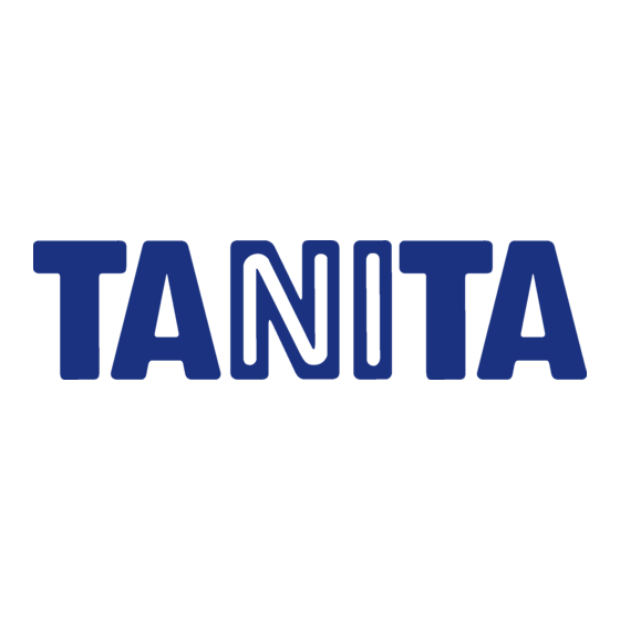 Tanita DC-430MA III Gebruikshandleiding