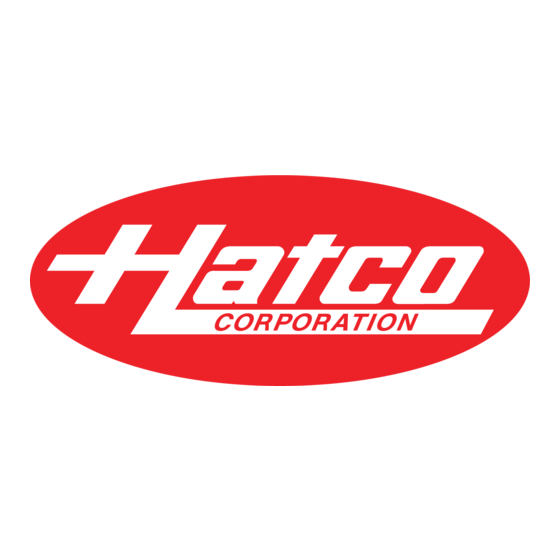 Hatco GLO-RAY GRSDH Series Installatie- En Bedieningshandleiding