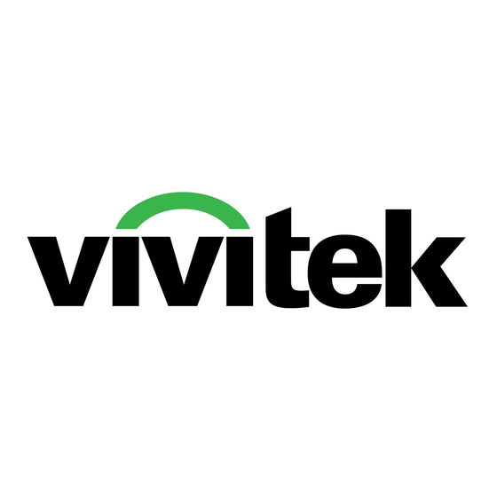 Vivitek DU4771Z-WH Gebruikershandleiding