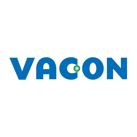 Vacon 20 Verkorte Handleiding