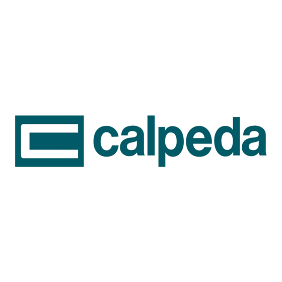 Calpeda A Series Bedieningsvoorschrift