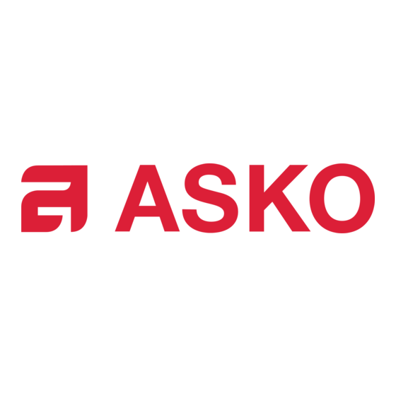 Asko W6564NL Gebruiksaanwijzing