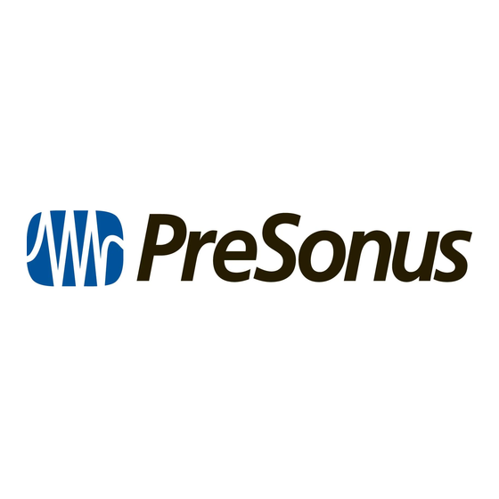 PRESONUS TubePre V2 Gebruikershandleiding