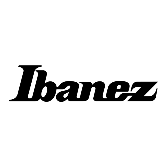 Ibanez WS1 Gebruikershandleiding