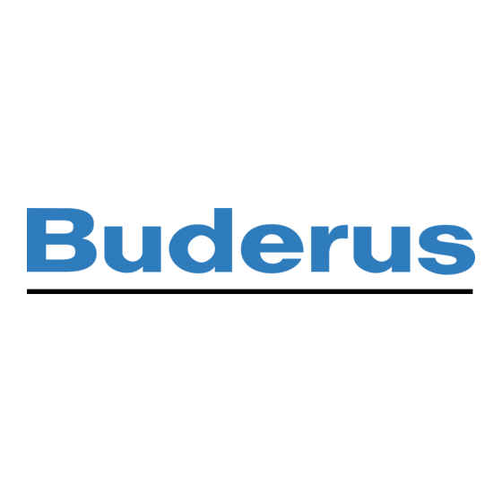 Buderus Logatherm WPT200.4 A Installatie- En Bedieningshandleiding