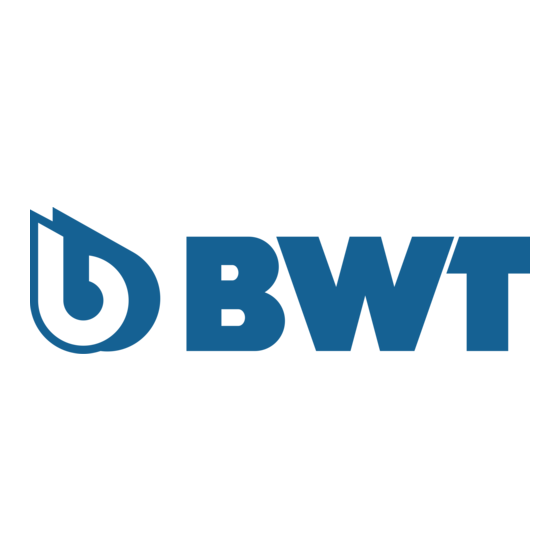 BWT BC Series Handleiding