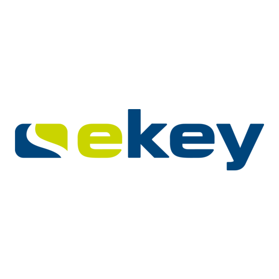 eKey home Gebruiksaanwijzing