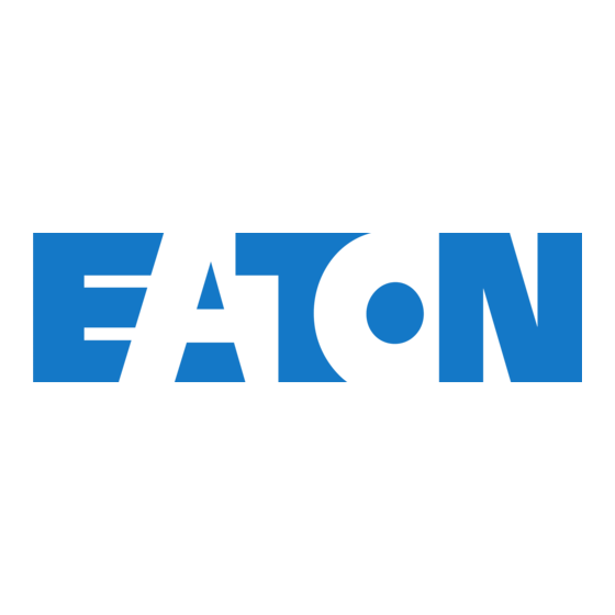 Eaton BSX1 Handleiding