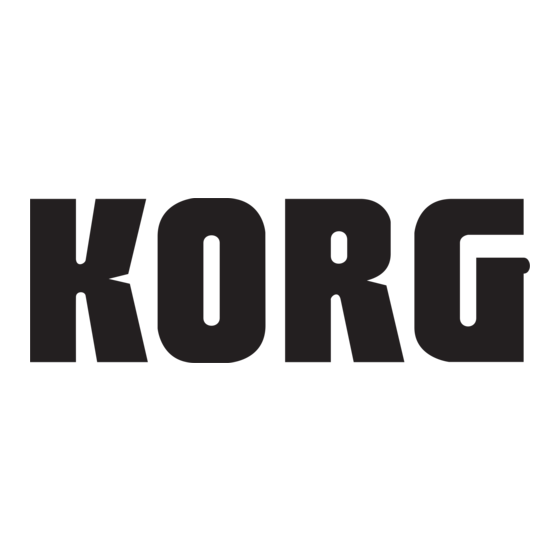 Korg EK-50 Gebruikershandleiding