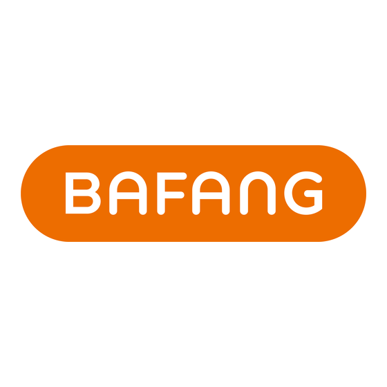 BAFANG M200 Handleiding