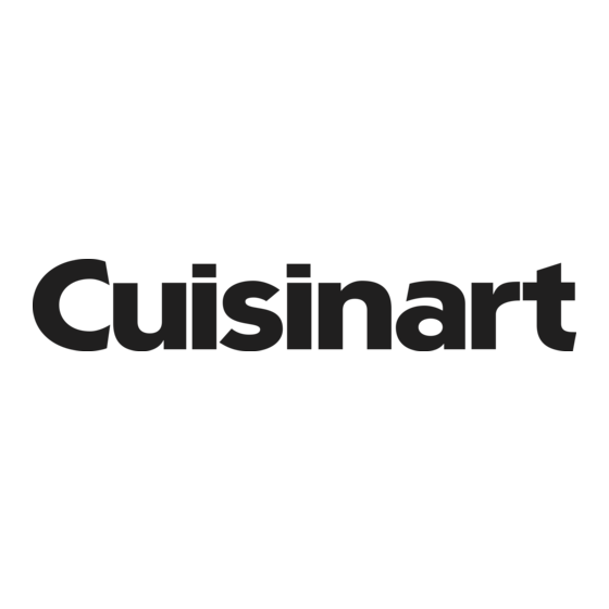 Cuisinart CJE1000E Instructies