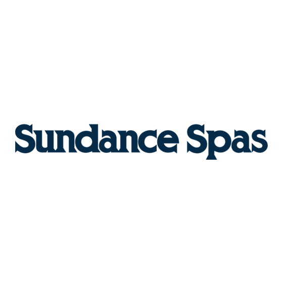 Sundance Spas 880 Series Gebruikershandleiding