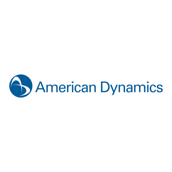 American Dynamics Illustra Flex Series Verkorte Handleiding