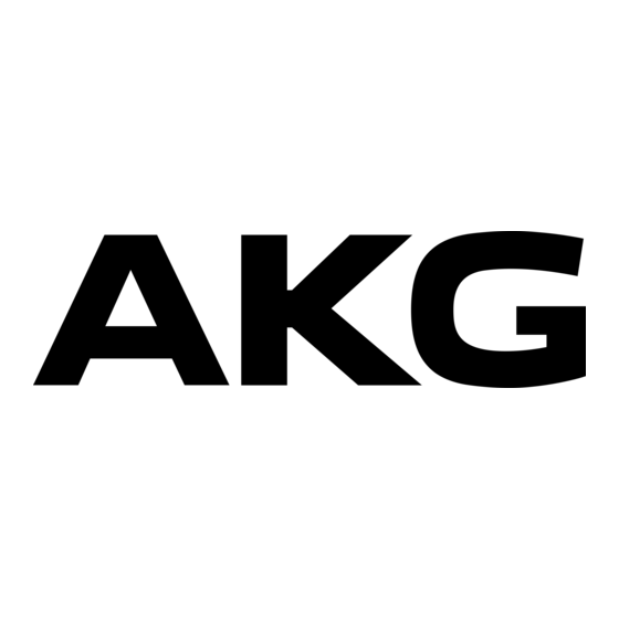 AKG HEARO 999 AUDIOSPHERE II Gebruiksaanwijzing