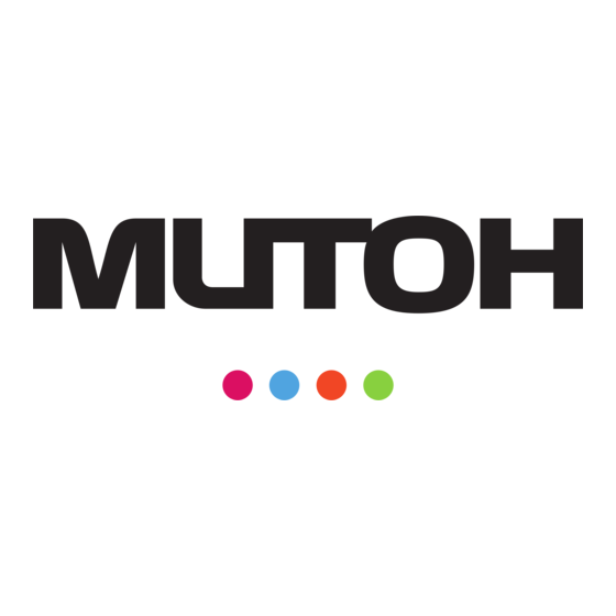 MUTOH ValueJet VJ-1614 Handleiding