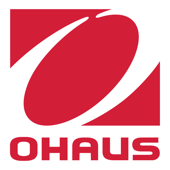 OHAUS MB32 Handleiding