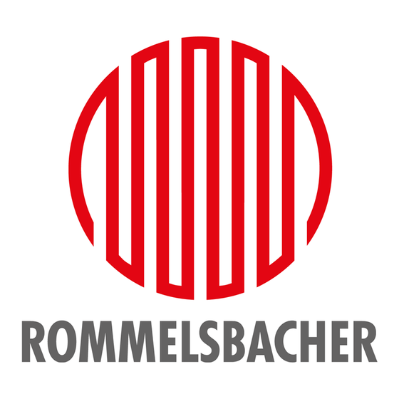 Rommelsbacher THS 2015 Gebruiksaanwijzing