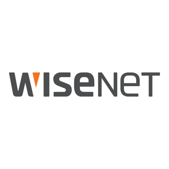 Wisenet PNF-9010R Gebruikershandleiding