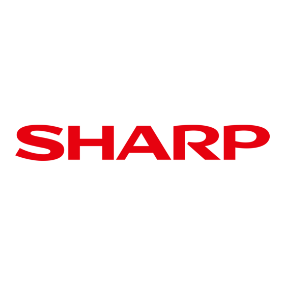 Sharp QW-NA1BF47EI-EU Gebruikershandleiding