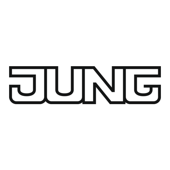 Jung KNX 3704 REG HE Bedieningshandleiding