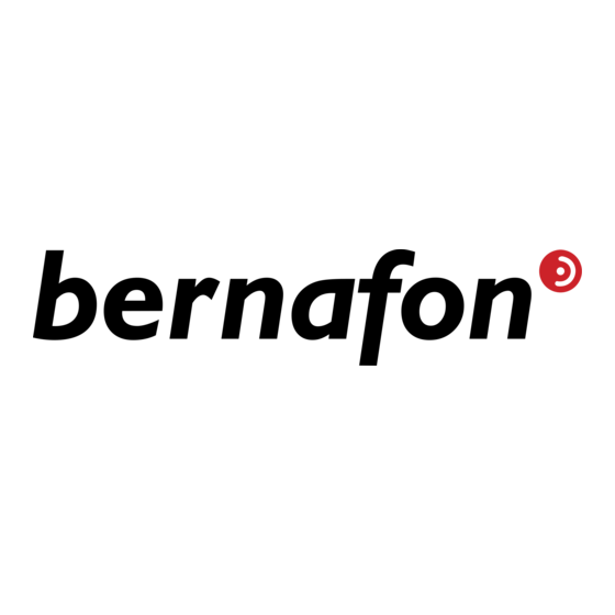 Bernafon VERAS 9 Series Gebruiksaanwijzing