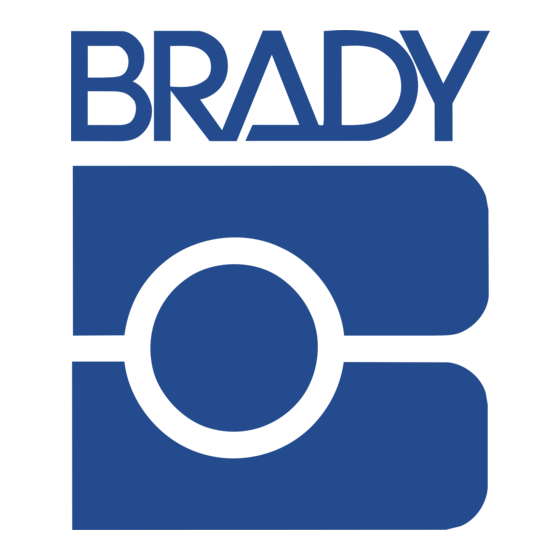 Brady M211 Gebruikershandleiding